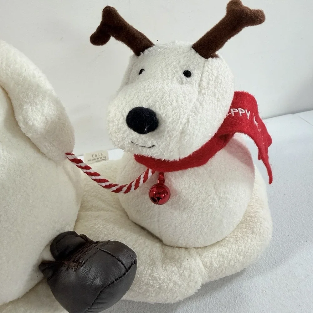 2004 Hallmark Jingle Pals Snowman Dog Animated Musical Singing Plush READ WORKS‎